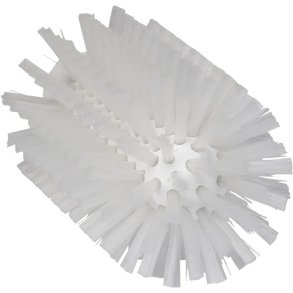 R�rb�rstehoved, Vikan, 15,5cm, �7,7cm, hvid, polyester/PP/rustfrit st�l, medium *Denne vare tages ikke retur*