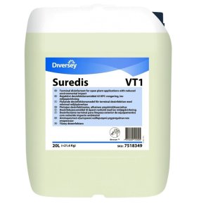 Desinfektionsmiddel, Diversey Suredis VT1, 20 l, h�jaktivt *Denne vare tages ikke retur*