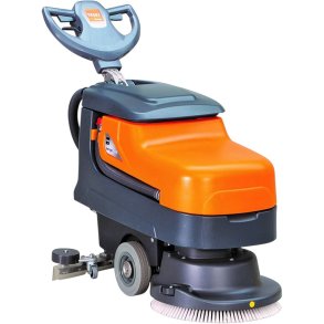 Gulvvasker, Diversey TASKI, Swingo 455B BMS, gel, orange, 2-rums, walk-behind, 22/25 l, 430 mm *Denne vare tages ikke retur*