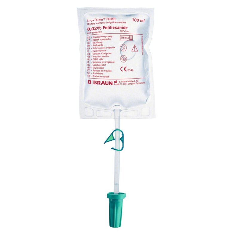 Skyllev�ske, Uro-Tainer Polyhexanid, 100 ml, klar, 0,02% polyhexanid, steril *Denne vare tages ikke retur*