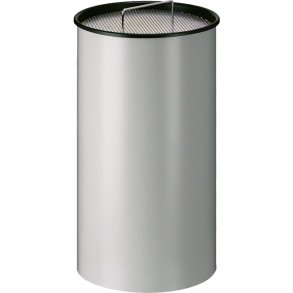Askeb�ger, V-Part, gr�, pulverlakeret st�l, 50 l, Inderspand i metal