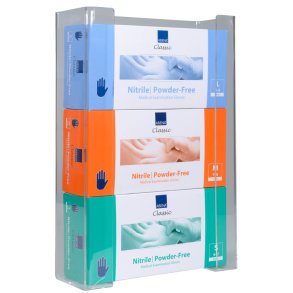 Handskestativ, 26,5x39,5cm, klar, akryl, til 3 �sker