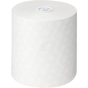 H�ndkl�derulle, Kimberly-Clark Scott, 1-lags, 350m x 19,8cm, hvid, blandingsfibre, airflex