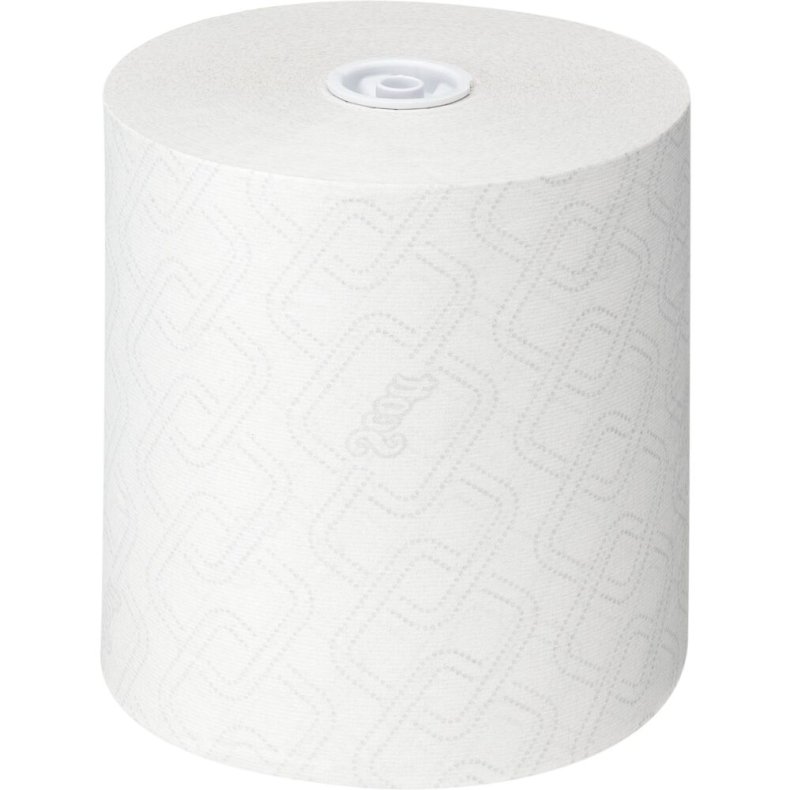 H�ndkl�derulle, Kimberly-Clark Scott, 1-lags, 350m x 19,8cm, hvid, blandingsfibre, airflex