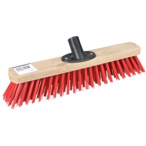 Fejekost, r�d, tr�, 38,5 cm, medium b�rsteh�r
