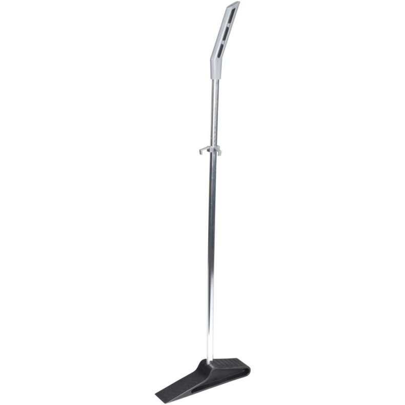 D�rkile, 4,9x84cm, sort, aluminium/plast/gummi, med skaft og h�ndtag