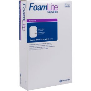 Skumbandage, FoamLite Convatec, 20x10cm, m/silikonekontaktlag og silikonekl�b, latexfri, steril, engangs *Denne vare tages ikke retur*