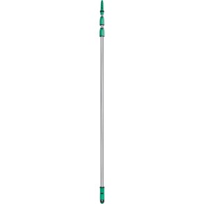 Teleskopskaft med gevind og klik, Unger OptiLoc, gr�n, aluminium/plast, 338-900 cm *Denne vare tages ikke retur*