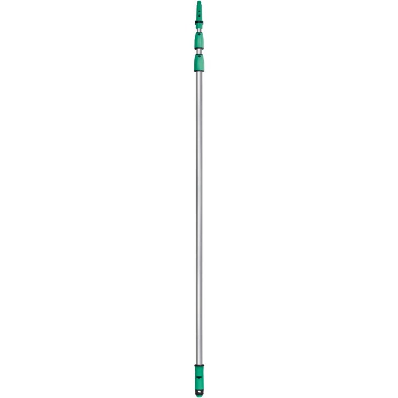 Teleskopskaft med gevind og klik, Unger OptiLoc, gr�n, aluminium/plast, 338-900 cm *Denne vare tages ikke retur*