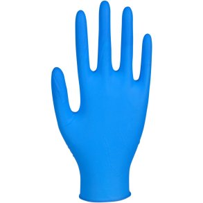 Engangshandske, ABENA Ultra sensitive, XS, bl�, nitril, pudderfri