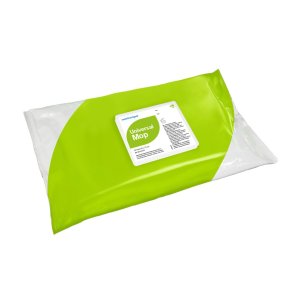 Engangsmoppe, Wet Wipe, 45x13cm, gr�n, engangs