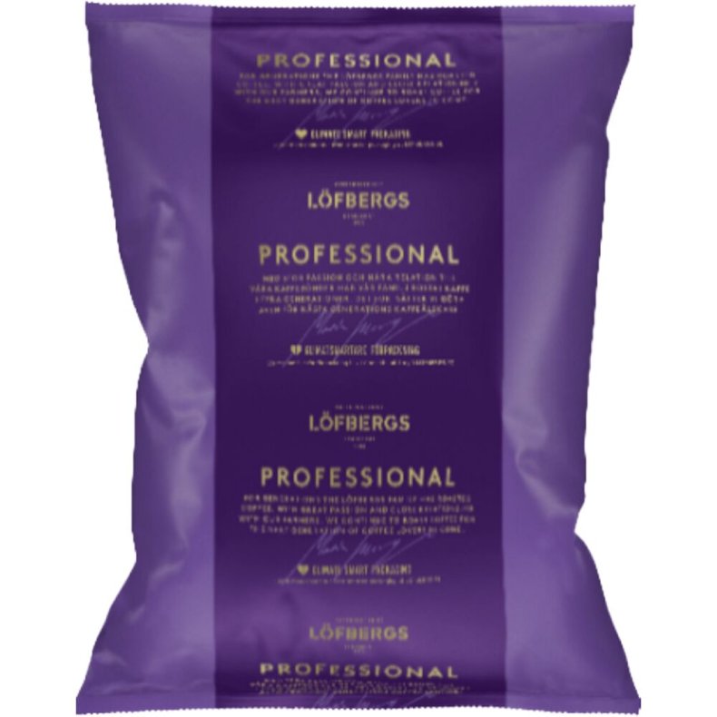 Kaffe, L�fbergs Medium, helb�nner, 1000 g *Denne vare tages ikke retur*
