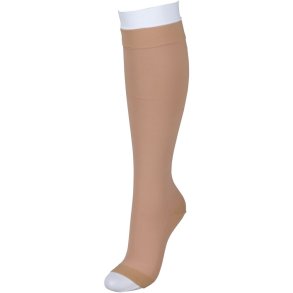 Behandlerstr�mpes�t, Actico UlcerSys, beige og hvid, medium-lang *Denne vare tages ikke retur*