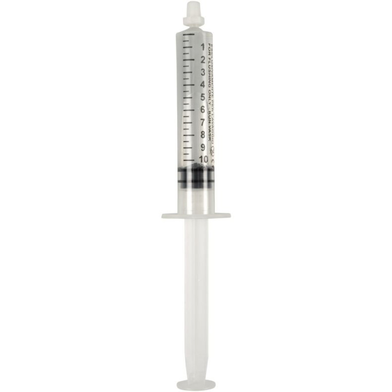 Glycerinspr�jte, 10 ml, 10 % glycerinopl�sning, steril, engangs *Denne vare tages ikke retur*