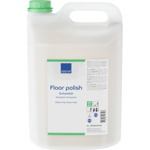 Gulvpolish, ABENA, 5 l, mat, uden farve og parfume
