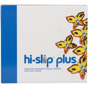Engangskateter, Hi-slip Plus, nelaton, CH 12, 15cm, coated, female, steril *Denne vare tages ikke retur*