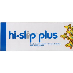 Engangskateter, Hi-slip Plus, tiemann, CH 14, 40cm, coated, steril *Denne vare tages ikke retur*