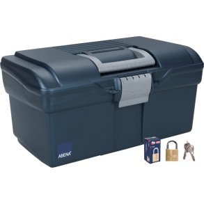 Plastikkasse, ABENA, 15 l, bl�, h�ngel�s medf�lger *Denne vare tages ikke retur*