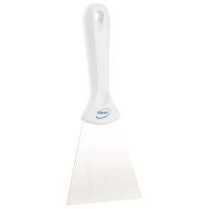 H�ndskraber, Vikan, 23,5x10x2,2cm, hvid, PP/rustfrit st�l, 10 cm *Denne vare tages ikke retur*