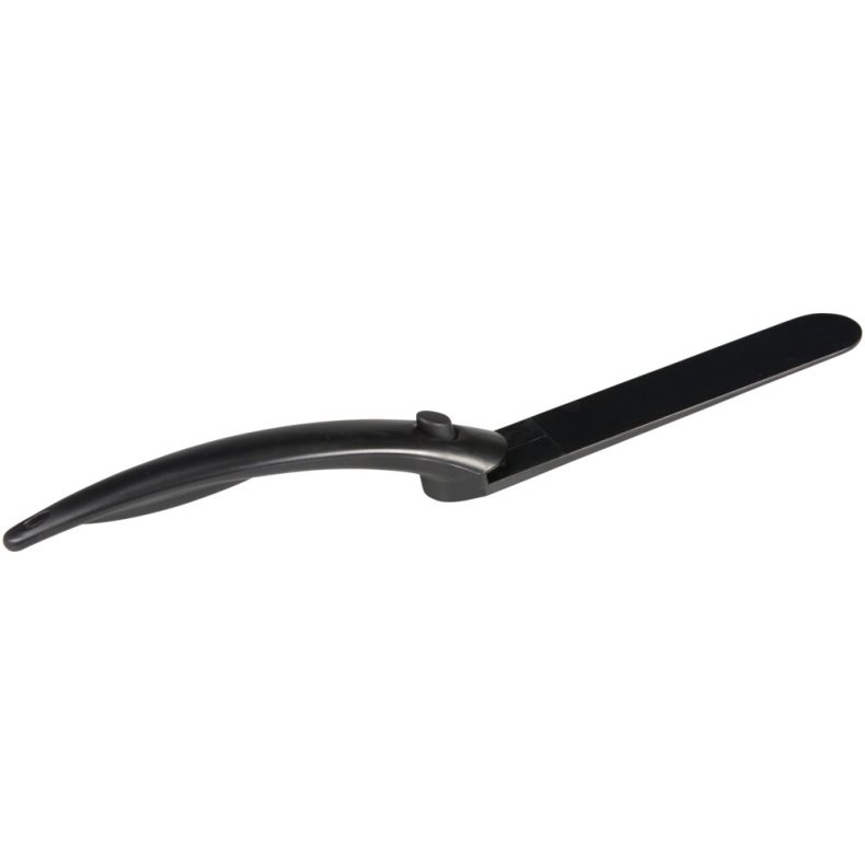 Holder til interi�rh�ndmoppe, 34x3x5cm, sort, plast