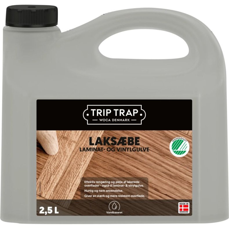 Tr�gulvpleje, Trip Trap Laks�be, 2,5 l, uden farve og parfume *Denne vare tages ikke retur*
