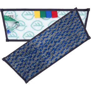 Heavy scrub moppe, ABENA Puri-Line, gr�, mikrofiber, 30 cm, 56% recycle
