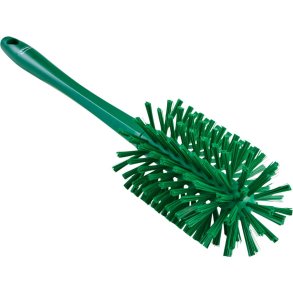 R�rb�rste, Vikan, 43cm, �9cm, gr�n, polyester/PP/rustfrit st�l, medium/stiv *Denne vare tages ikke retur*