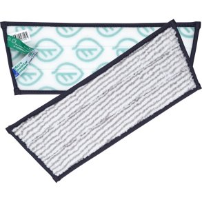 Inventarmoppe, ABENA Puri-Line, gr�, mikrofiber, 30 cm, med hook'n'loop, 66% genanvendt