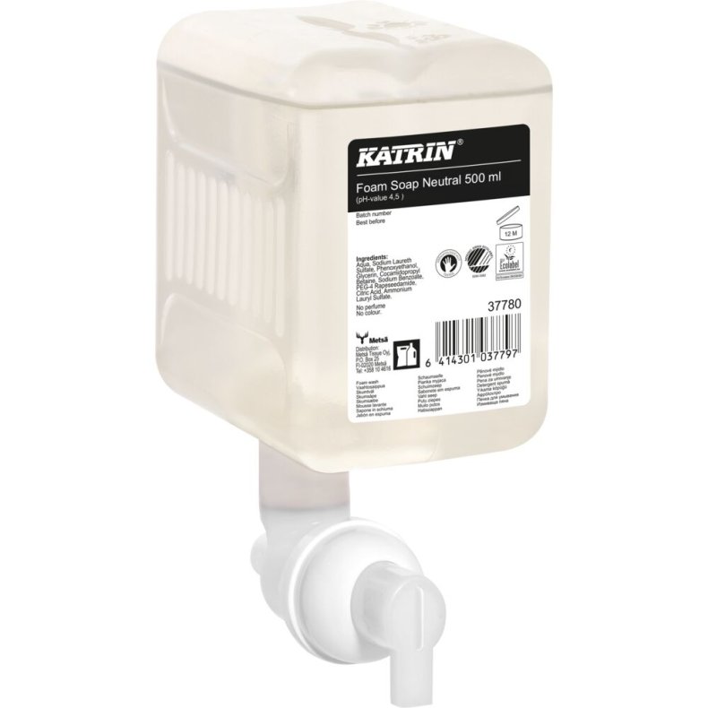 Skums�be, Katrin, 500 ml, uden farve og parfume,0,4 ml pr. dosering