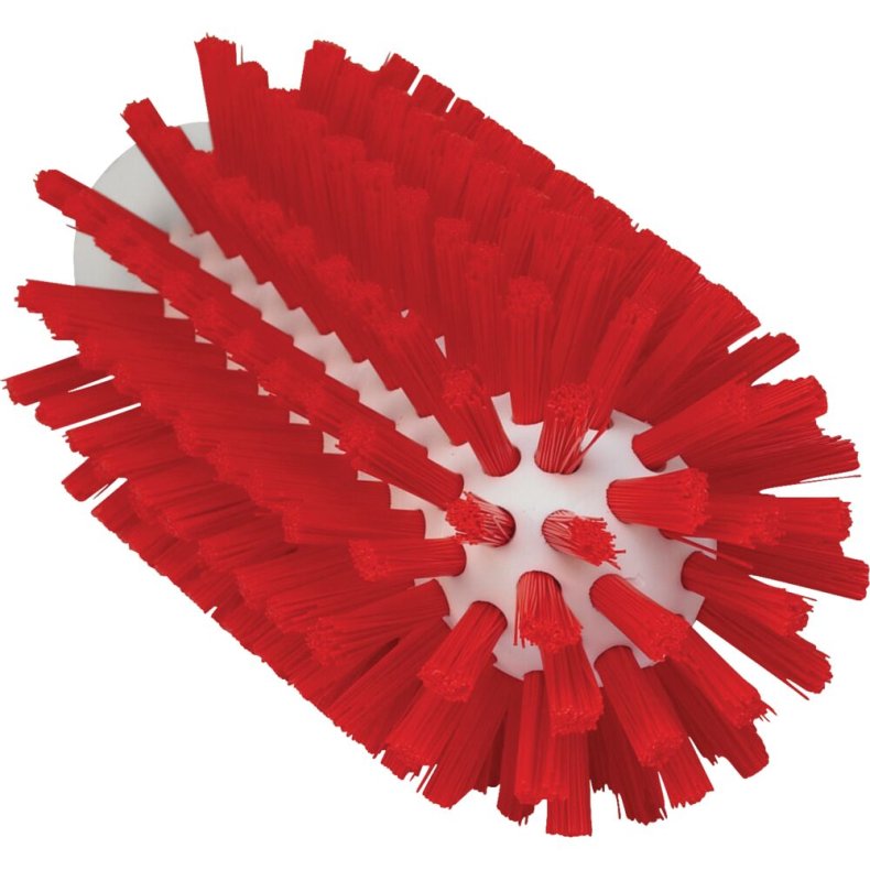 R�rb�rstehoved, Vikan, 14,5cm, �6,3cm, r�d, polyester/PP/rustfrit st�l, stiv *Denne vare tages ikke retur*