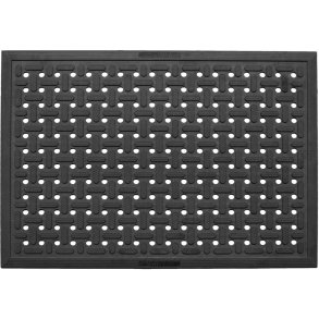 Aflastningsm�tte, KleenThru +, 143x86cm, sort, nitril, med kanter, antibakteriel *Denne vare tages ikke retur*