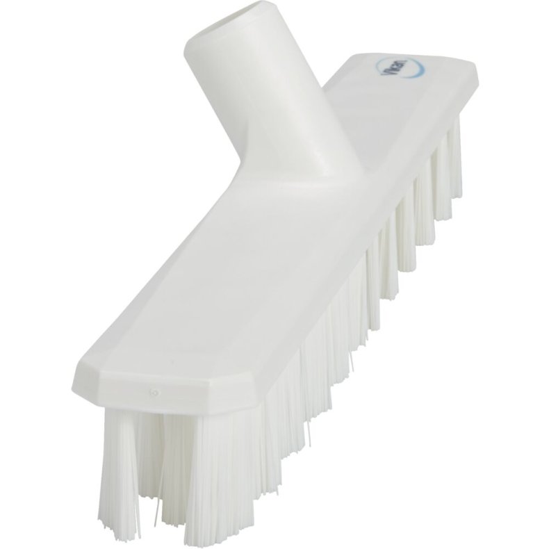 Gulvskrubbe, Vikan, 5x40x7,5cm, hvid, glas/polyester/PP, 40 cm, stiv, UST