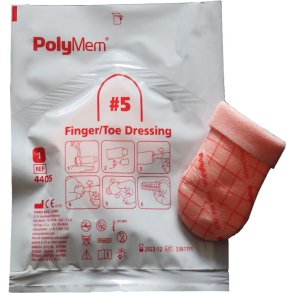 Skumbandage, PolyMem, XXL, finger-t� bandage, uden kl�ber, omfang 8,8cm-9,8cm, steril, engangs *Denne vare tages ikke retur*