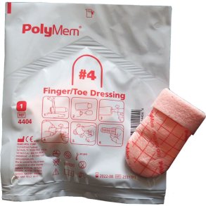 Skumbandage, PolyMem, XL, finger-t� bandage, uden kl�b, omfang 7,7cm-8,8cm, steril, engangs *Denne vare tages ikke retur*