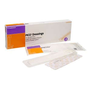 Negativ trykterapi, Pico, 10x40cm, bandagepakke med 5 bandager, steril *Denne vare tages ikke retur*