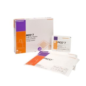 Negativ trykterapi, Pico 7, 25x25cm, kit med 1 pumpe og 2 bandager, steril *Denne vare tages ikke retur*