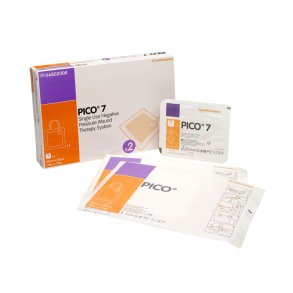Negativ trykterapi, Pico 7, 20x20cm, kit med 1 pumpe og 2 bandager, steril *Denne vare tages ikke retur*