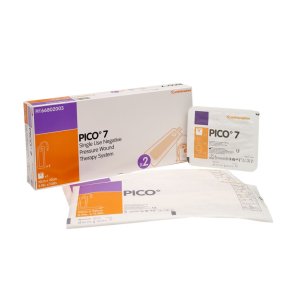 Negativ trykterapi, Pico 7, 10x30cm, kit med 1 pumpe og 2 bandager, steril *Denne vare tages ikke retur*