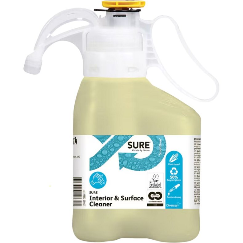 Universalreng�ring, Diversey SURE Interior & Surface Cleaner, 1,4 l, SD, uden farve og parfume *Denne vare tages ikke retur*