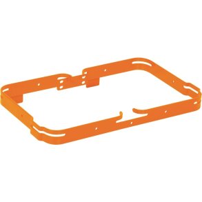 Tilbeh�rsholder, Diversey TASKI, 46x30x6,3cm, orange, metal, til inventarspande og 110 ltr. pose *Denne vare tages ikke retur*