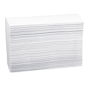 H�ndkl�deark, neutral, 2-lags, Z-fold, 24x23,5cm, 8 cm, hvid, papir/nyfiber