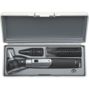 Otoskopis�t, HEINE, mini3000 LED F.O, sort, i etui *Denne vare tages ikke retur*
