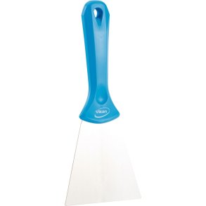 H�ndskraber, Vikan, 23,5x2,2cm, bl�, PP/rustfrit st�l, 10 cm