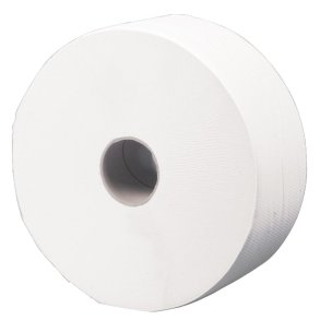 Jumborulle, neutral, 2-lags, Midi, 380m x 9,7cm, �26,5cm, hvid, nyfiber