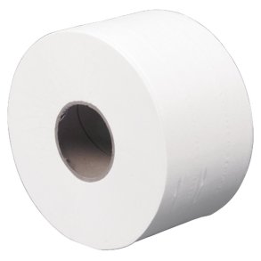 Jumborulle, neutral, 2-lags, Mini, 170m x 9,7cm, �19,5cm, hvid, nyfiber