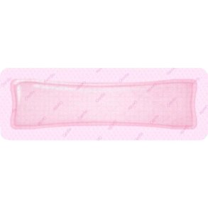 Skumbandage, Allevyn Gentle Border, 30x10cm, m/silikonekontaktlag og silikonekl�b, latexfri, steril, engangs *Denne vare tages ikke retur*