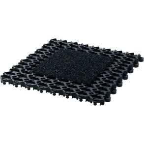 Skrabem�tte, Vileda, V-Mat R-Duo, 25x25x2cm, antracit, 45% genanvendt materiale, med tekstilfyld