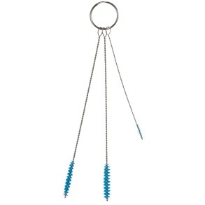R�rrenses�t, Vikan, 15cm, bl�, PE/rustfrit st�l, bl�d