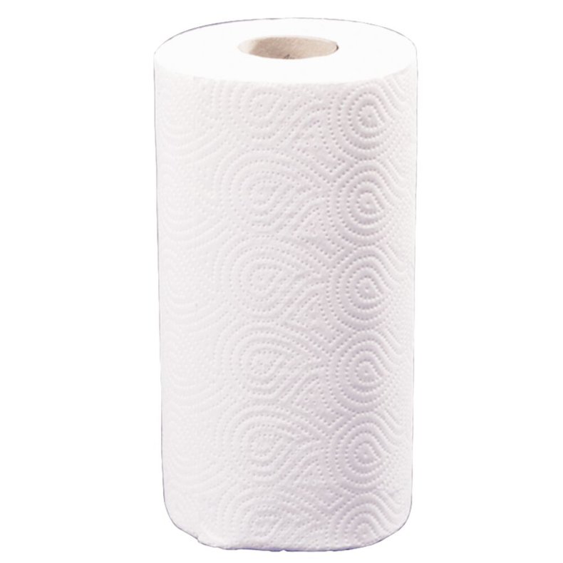 K�kkenrulle, neutral, 2-lags, 17,85m x 22cm, �10,5cm, hvid, blandingsfibre