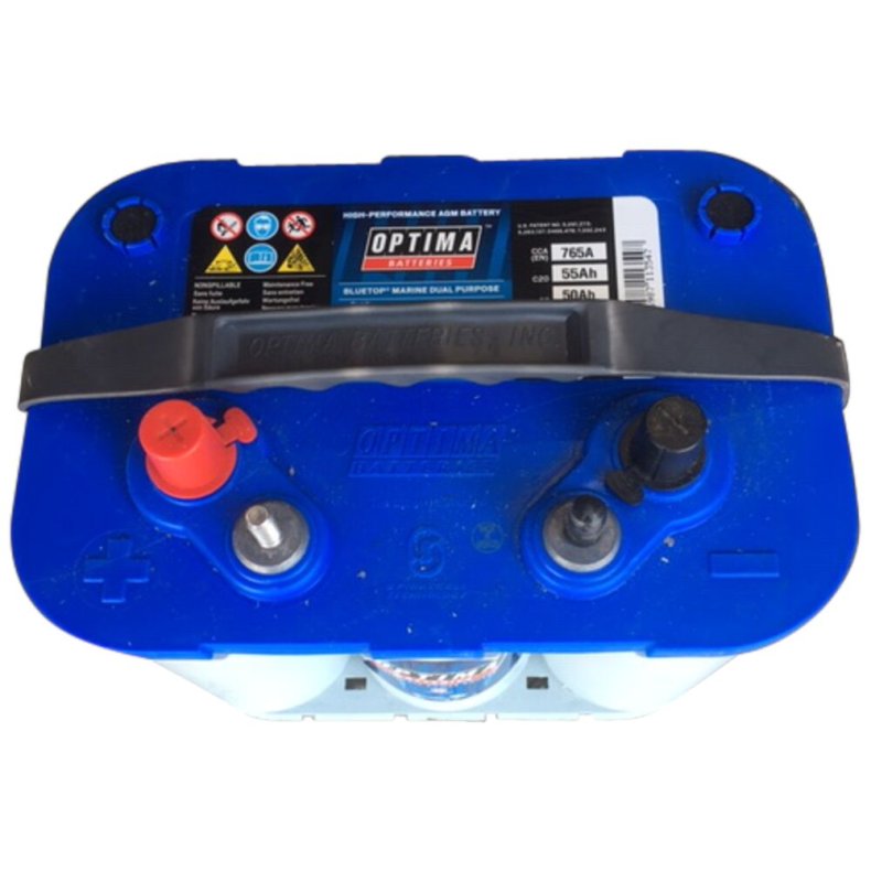 Batteri, Nilfisk, SC351, bl�, 12V, 55 Ah, optima, Gel *Denne vare tages ikke retur*